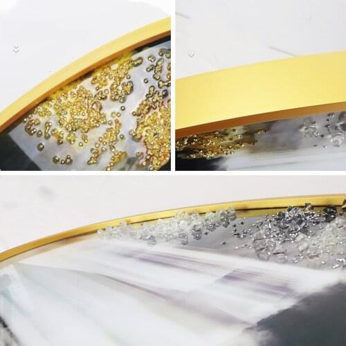 Customized hot sale new design oval wood art frame large size digital 3d photo frame for wall decoration picture wall frame