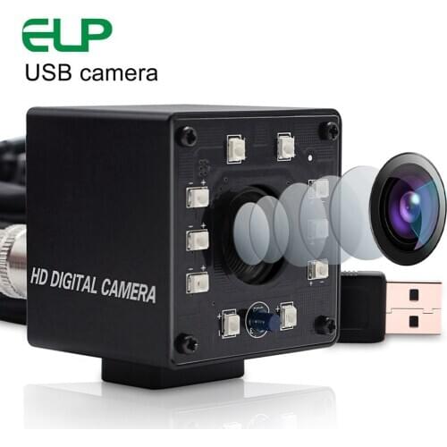 ELP Low Light 2MP Full HD Camera Module IMX322 Sensor 1080P 30fps H.264 Night Vison USB Camera For Capturing License plate