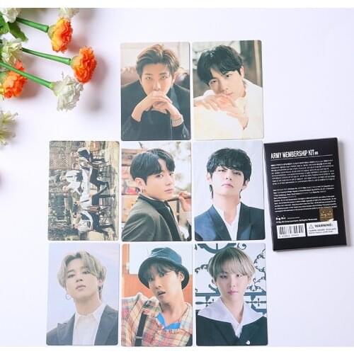 KPOP Bangtan Boys Once Upon A Time There Were 7 Boys Same Photocards Member Ship Kit Cards Premium Photos