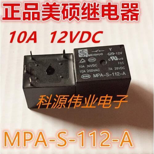 MPA-S-112-A 12V Relay 10A 12VDC A group of normally open 4 feet