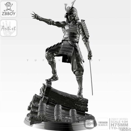 1/24 Resin Figure Kits warrior resin skeleton model self-assembled TD-2091