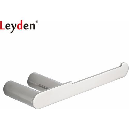 Leyden Blackened Chrome Brushed 304 Stainless Steel Toilet Paper Holder Wall Mounted Tissue Holder For Bathroom Accessories