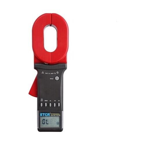 NEWEST ETCR2000A+ 0.01-200ohm 65*32mm 99 Sets Stored Data Clamp-On Digital Ground Resistance Tester With Alarm Function