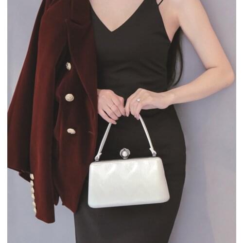 PU leather Womens bags simple fashion handbag Clutch Evening bag storage fashion shoulder bag 01-HB-jysswy