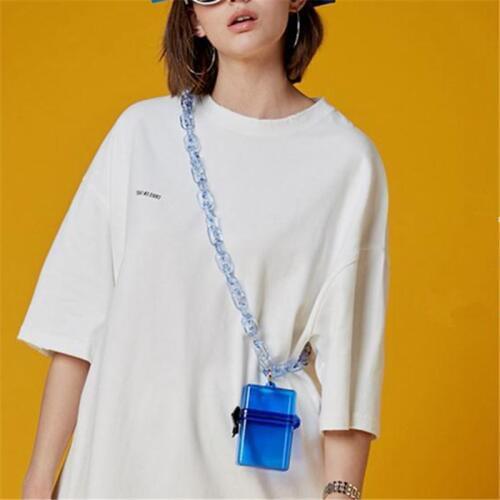 Retro Clasp Acrylic frame messenger bag women high quality vintage box luxury brand blue mini Hard Metal Clutches Crossbody bag