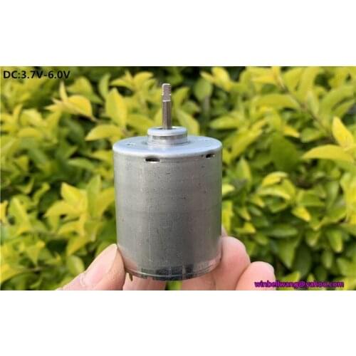 Brand new 36*40mm 3.7V 12300rpm 6V 20000rpm high speed large power carbon brush motor screw shaft toy motor