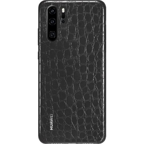 YCSTICKER Crocodile Skin Texture Protective Sticker 3M Back Flim for phone Huaw