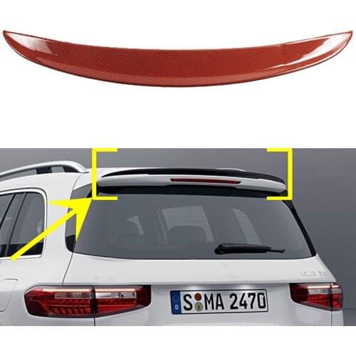 Carbon Fiber Red Black Rear Spoiler Tail Wing Lip For Mercedes Benz GLB 2020-2024 X247 GLB180 GLB200 GLB220 GLB250 GLB35 AMG