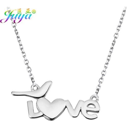 Women Fashion Chocker Necklace Letter Love Canary Connector Pendant Women Fashion New Years Gift Love Necklace