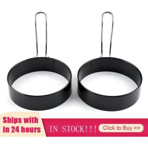 1/2Pcs Kitchen round Gadget Egg Cooking Tools Stainless Steel Fried Egg Pancake Shaper Kitchen Tools Omelette Mold Mould Frying
