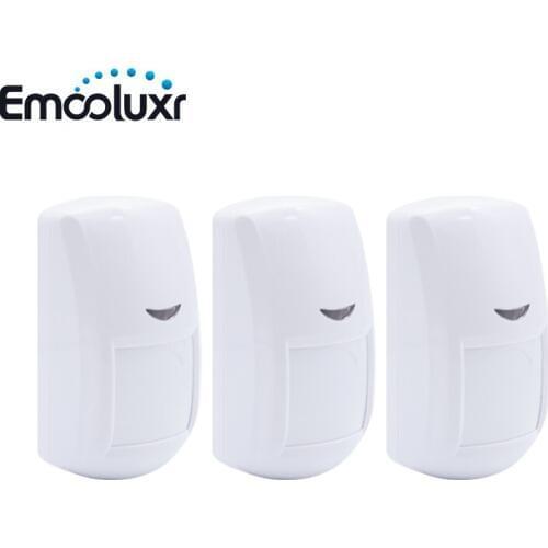 3pcs 433MHz Motion Sensor Alarm Detector Work with Wireless House Burglar Alarm Security Systems