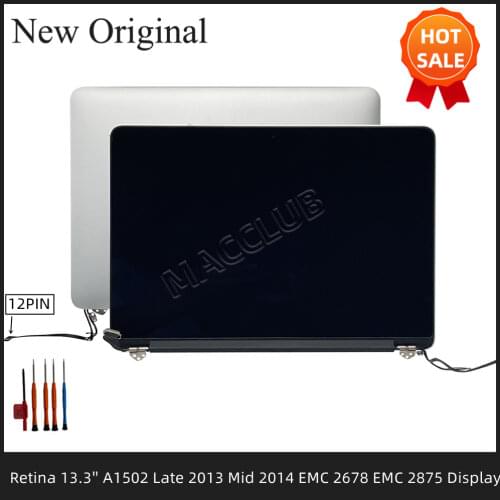 661-8153 A1502 DISPLAY Assembly for Macbook Pro Retina A1502 emc 2875 2678 Late 2013 Mid 2014 LCD Screen Assembly Display