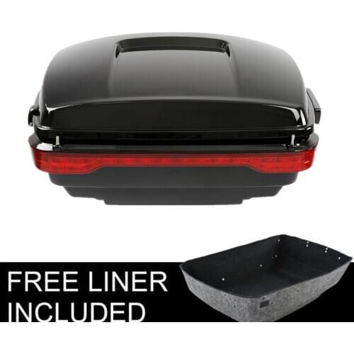 Motorcycle King Tour Pack Trunk W/ Brake Tail Light For Harley Touring Road King Electra Glide Road Glide Ultra 14-Up 2020