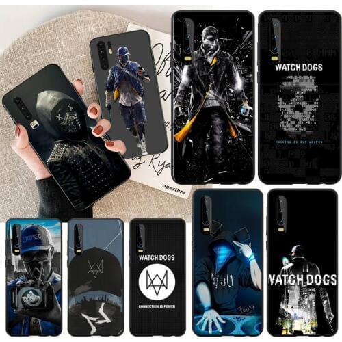 PENHUWAN Watch Dogs TPU Soft Silicone Phone Case Cover for Huawei Honor 20 10 9 8 8x 8c 9x 7c 7a Lite view pro