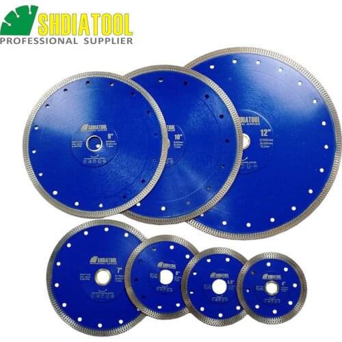Dia 4" 4.5" 5" 7" 8'' 9" 10" 12" Hot pressed sintered X Mesh Diamond Saw blades Marble Tile Ceramic circular saw Cutting blades