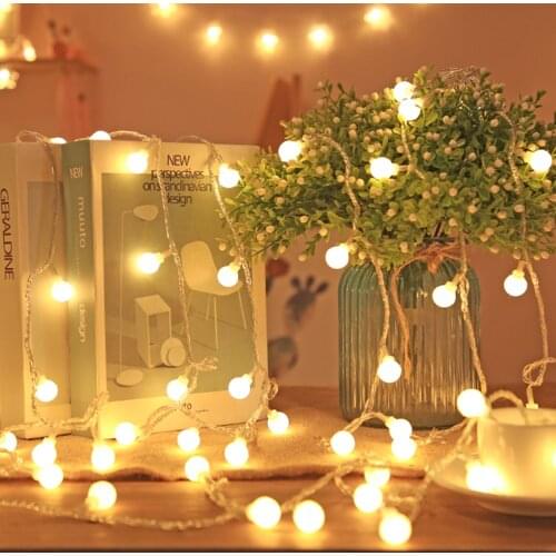 3/6M Battery Operated Festoon LED Fairy Lights New Years Eve Decorations Festoon For Home Room Wedding Christmas Tree New Year