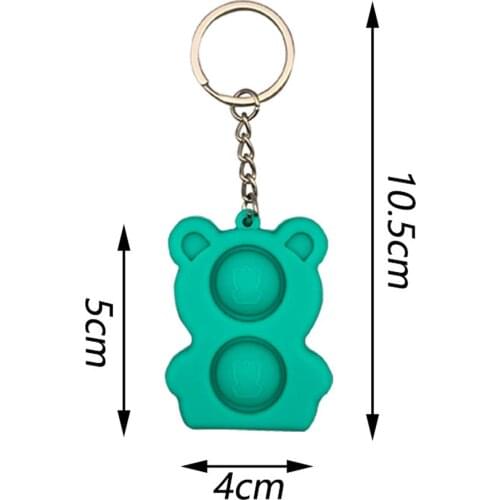 Little Bear Dimple Toy New Fidgets Simple FatBrain Toys Stress Relief Hand Fidget Toys Kids Adults Early Educational Autism Need