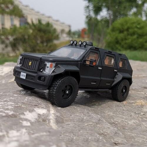 1:32 Scale George Barton Classic Off-road Vehicle Alloy Simulation Pull Back Car Model Collection Decoration Gifts Toys for Boys