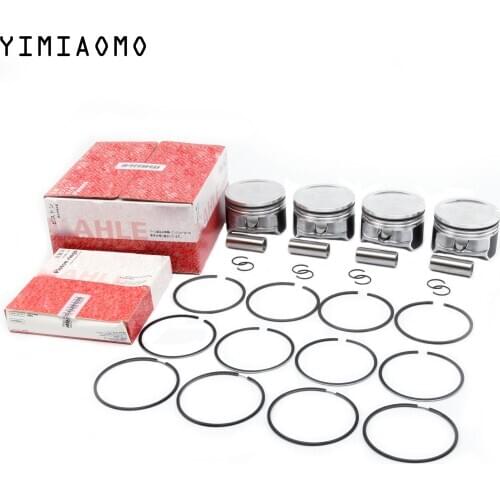 Brand 19MM Piston & Piston Rings Set For VW Golf Jetta MK4 Passat B5 Bora Sharan Skoda Octavia Superb Seat Ibiza 2.0 AZH AZJ AZM