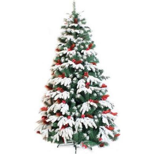 1.8M / 180CM Enveloped Red Fruit Pine Fruit Snow Christmas Tree Christmas Day Hotel Shopping Arcade Decoration