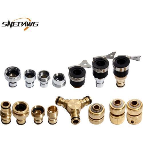 Brass Water Quick Pipe Fitting 15Types Quick Connector for Washing Machine Water Gun Quick Pipe Joint