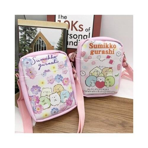 LISM Sumikko Gurashi Doraemon 66125 Anime Shoulder Bags Cartoon Handbag Casual Shopping Bag Lady Girls Gifts