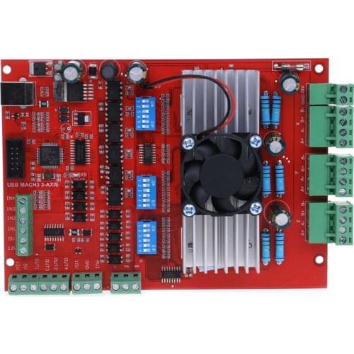 MACH3 CNC USB 100Khz Breakout Board 3 Axis Interface Stepper Motor Driver Motion Controller