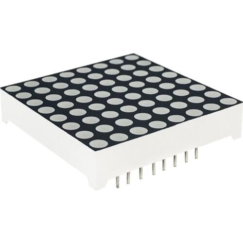 MCIGICM 32mm Square 8*8 Red Color 3mm LED Common Anode Matrix Screen - Super Bright 32mm*32mm