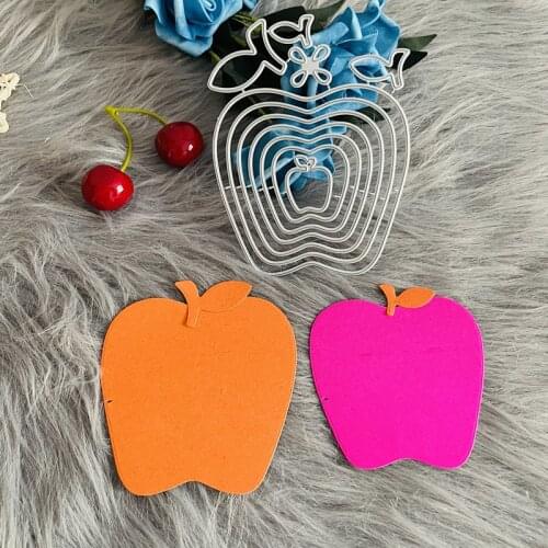 Fruit christmas apple mold Metal Cutting Dies for DIY Scrapbook Paper Cards Embossed Decorative Craft Die Cut handmade craft