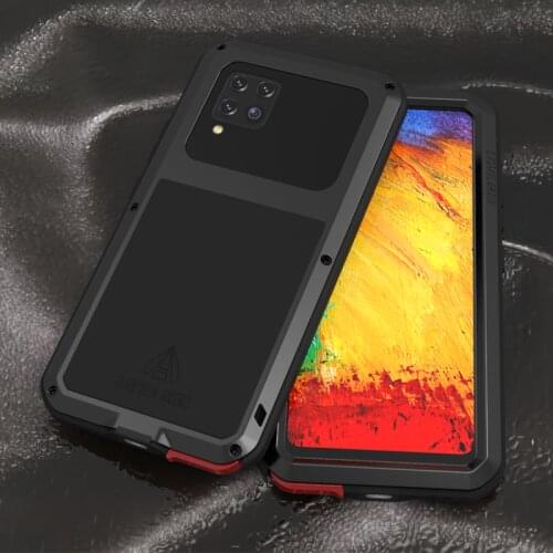 Powerful Case For Samsung Galaxy A42 Case Metal Armor Shock Dirt Proof Waterproof Phone Cases for Samsung Galaxy A42 Cover