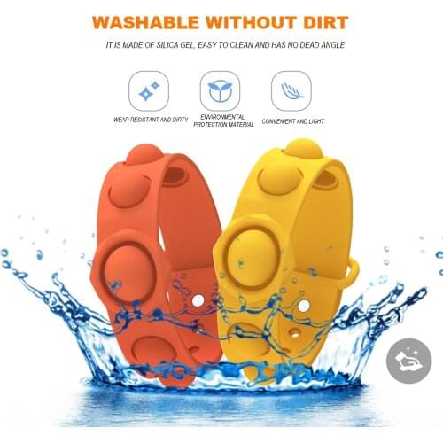 Wristband Push Stress Relief Toy Push Bubble Sensory Toy for Adult Kids Anti-stress