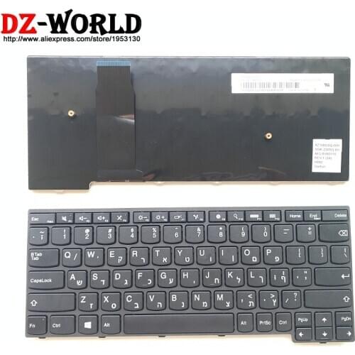 New Original Hebrew Israel Keyboard for Lenovo Thinkpad Yoga 11e Type 20D9 20DA laptop Teclado 04X6313 04X6235