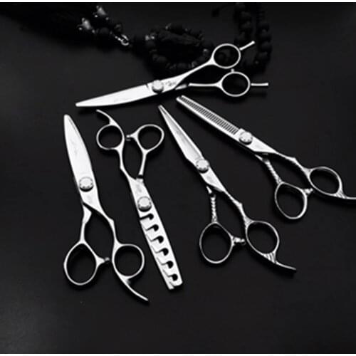 Professional 6 Inch Damascus Steel Cut Hair Scissors Hair Salon Cutting Barber Makas Makeup Haircut Shears Hairdressing Scissors