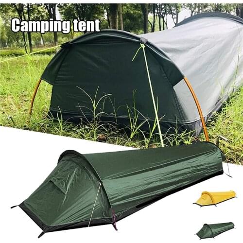 Portable Camping Travel Ultralight Double Layer Oxford Canvas Tent Waterproof Sleeping Bag For Outdoor Camping Hiking Equipment