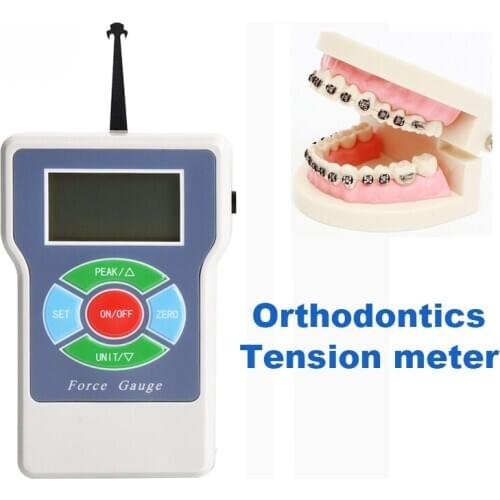 500g Portable Dental Orthodontic Dynamometer Digital Tension Meter Oral Force Gauge