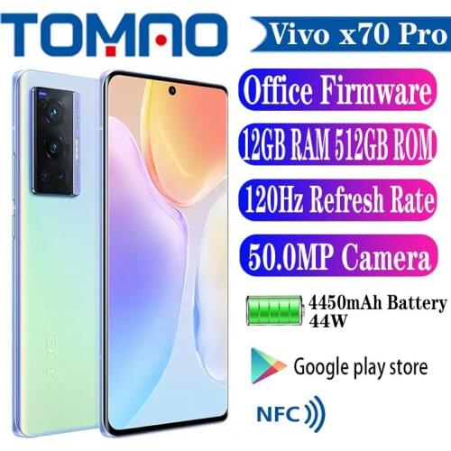 Original Official New Vivo X70 Pro 5G SmartPhone Android 11 Octa Core Exynos 1080 6.56" 120HZ 50.0MP Camera 4450mAh 44W OTA NFC