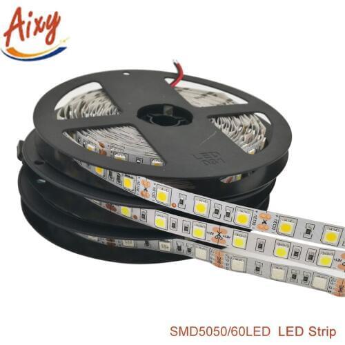 Super Brightness Bar Light 5m 5050 Led Strip Light 300 Leds 12v LED RGB/White/Red/Blue/Yellow/Green Flexible Ribbon Led Tape