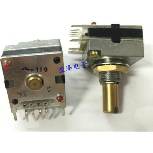 [VK] Import 20 gear rotary dial the code coding 8 feet toggle switch logic encoder switch base 20*20*13mm