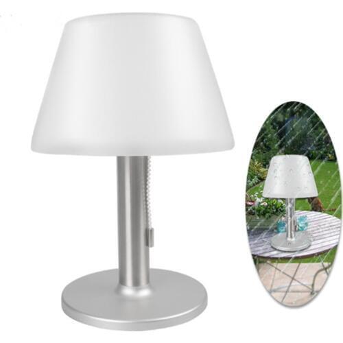 Solar powered charging garden home stainless steel waterproof table lighting/LED Students eye care reading lamp lighting