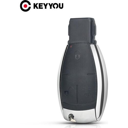 KEYYOU 3 Button Replacement Remote Car Key Case Cover For Mercedes For Benz C E S CLS W204 W202 W212 W211 W203 W205