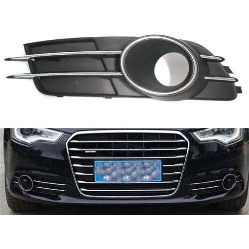 1PCS Car Lower Bumper ACC (active cruise control) Grill Grille Front Left Side fit for Audi A6 C7 12-2015 4GD 807 681 B