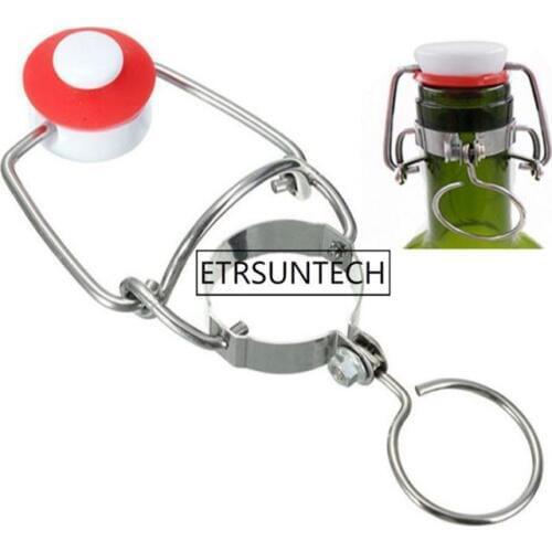 100pcs Beer Cap Flip Top Stopper Root Beer Bottles Replacement Swing Tops Homebrew Brewing Wine Stoppers