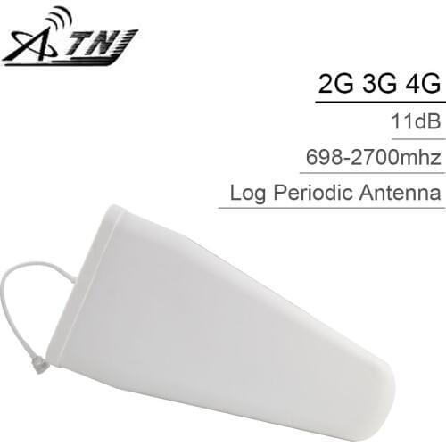 11dBi Big Gain 698~2700mhz Cell Phone Signal Booster Antenna 2G 3G 4G LTE Log Periodic External Outside Antenna For Repeater