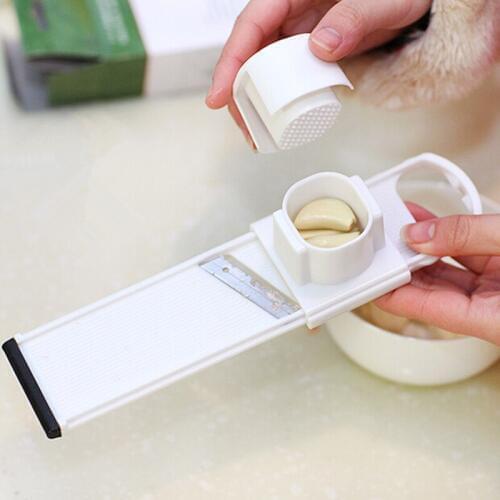 New 2 in 1 Function Ginger Garlic Slicer Cutter Shredder Kitchen Tools Garlic Presses Grinding Grater