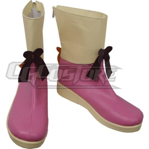 Anime Cosplay Shoes She-Ra - Princess of Power Flutterina Costume Hand-made Leather Christmas Free ship COSX-1299