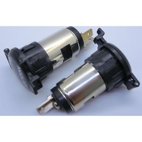 1PC 12V-24V Car 10A Cigarette Lighter Female Socket Power Plug with Waterproof Cover Case