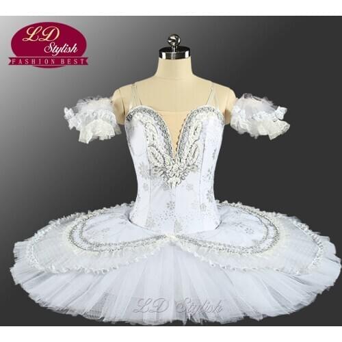 White Swan Lake Ballet Tutu Costumes Candid Ballet Tutu Professional Girl The Snow Queen Fairy Of Tenderness LD0053