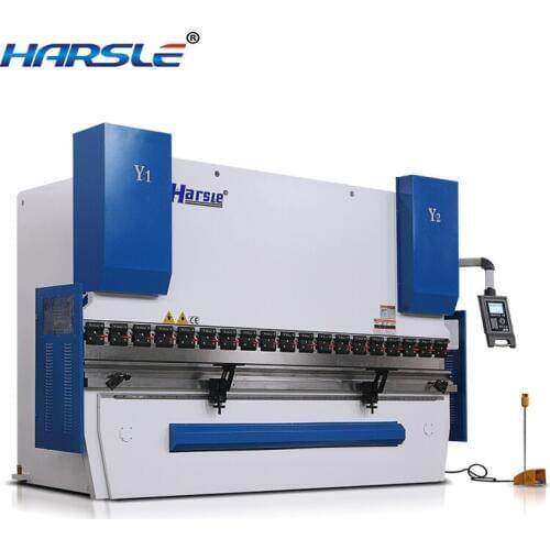 Harsle Electro Hydraulic Metal Plate Bending Machine with foot operate
