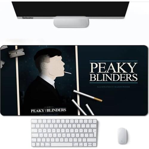 Movie Peaky Blinders Mouse Pad Big Extended Computer Mat Game Mousepad Gamer Office Keyboard Pad Mause Pad Non-slip Waterproof