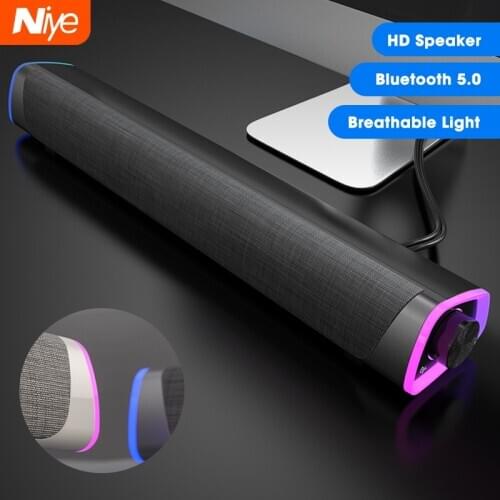 Computer Speaker Stereo Sound Bar Column Bluetooth Speakers for PC Laptop Notebook Music Player Wired Loudspeaker Mini Subwoofer